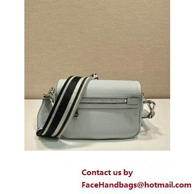 prada shoulder bag in grained calfskin 1bd332 gray 2023