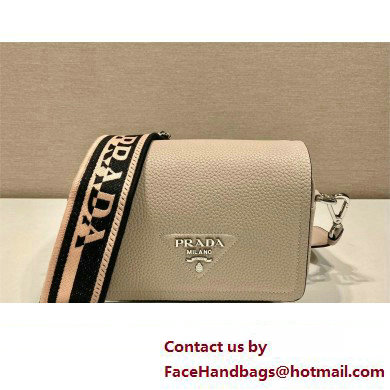 prada shoulder bag in grained calfskin 1bd332 light pink 2023