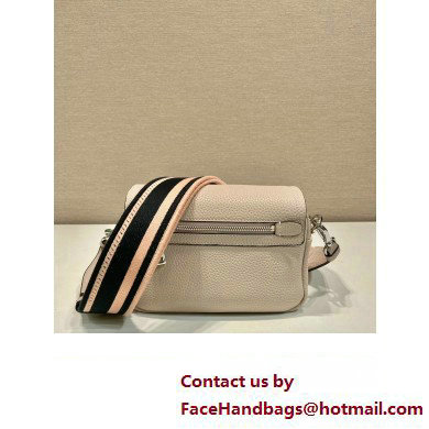 prada shoulder bag in grained calfskin 1bd332 light pink 2023