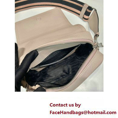 prada shoulder bag in grained calfskin 1bd332 light pink 2023