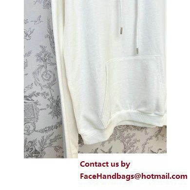 CELINE LOOSE HOODIE IN COTTON FLEECE Off White 2023