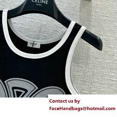 Celine triomphe vest black 2023