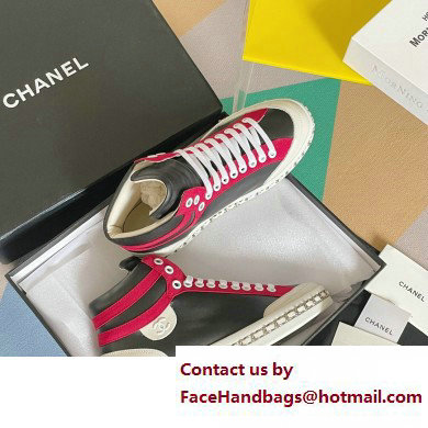 Chanel CC Logo Chain High Top Sneakers 03 2023