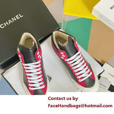 Chanel CC Logo Chain High Top Sneakers 03 2023