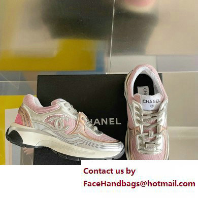 Chanel CC Logo Sneakers Fabric and Laminated G39792 01 2023