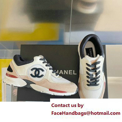 Chanel CC Logo Sneakers Fabric and Suede Calfskin G39597 02 2023