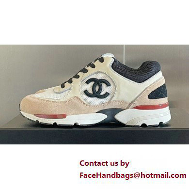 Chanel CC Logo Sneakers Fabric and Suede Calfskin G39597 02 2023