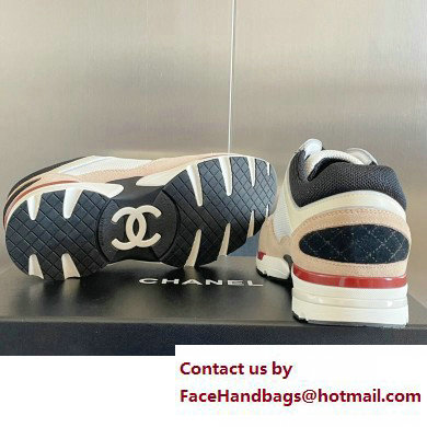 Chanel CC Logo Sneakers Fabric and Suede Calfskin G39597 02 2023