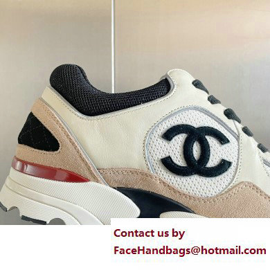 Chanel CC Logo Sneakers Fabric and Suede Calfskin G39597 02 2023