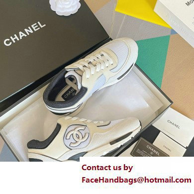 Chanel CC Logo Sneakers Fabric and Suede Calfskin G39597 04 2023