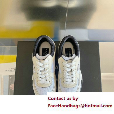 Chanel CC Logo Sneakers Fabric and Suede Calfskin G39597 04 2023