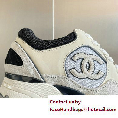 Chanel CC Logo Sneakers Fabric and Suede Calfskin G39597 04 2023