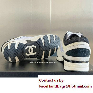 Chanel CC Logo Sneakers Fabric and Suede Calfskin G39597 04 2023