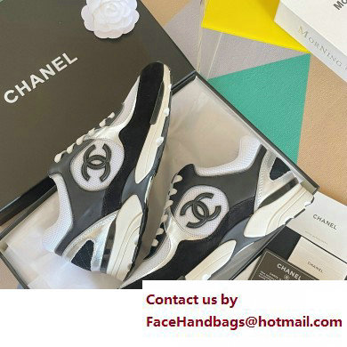 Chanel CC Logo Sneakers Fabric and Suede Calfskin G39597 05 2023