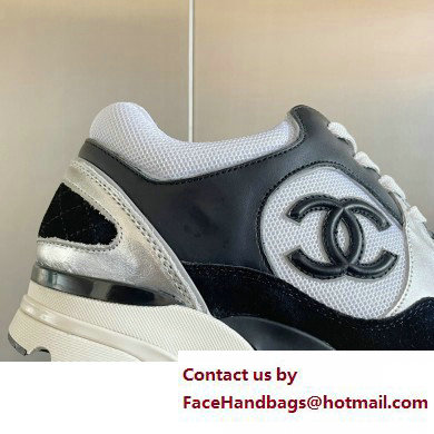 Chanel CC Logo Sneakers Fabric and Suede Calfskin G39597 05 2023