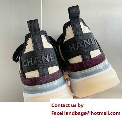 Chanel CC Logo Sneakers Fabric and Suede Calfskin G39982 04 2023