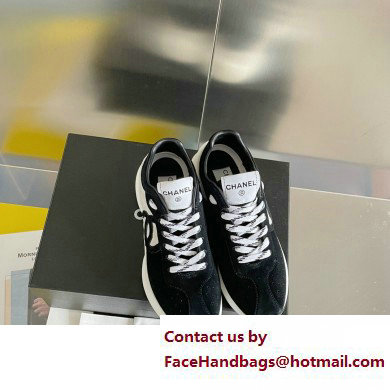 Chanel CC Logo Sneakers Suede Calfskin 06 2023