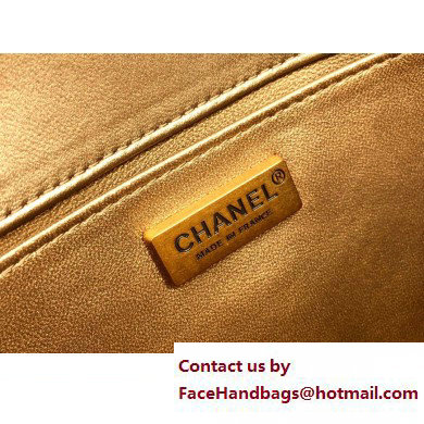 Chanel Chain Boy Flap Medium Bag In Python 02 2023