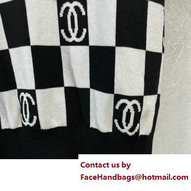 Chanel Checkerboard KNITWEAR T-SHIRT SPRING 2023