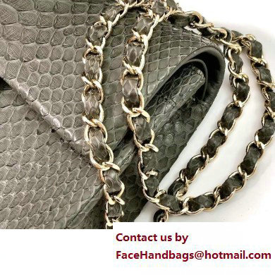 Chanel Classic Flap Medium Bag 1112 In Python 01 2023