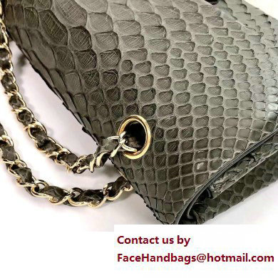 Chanel Classic Flap Medium Bag 1112 In Python 01 2023