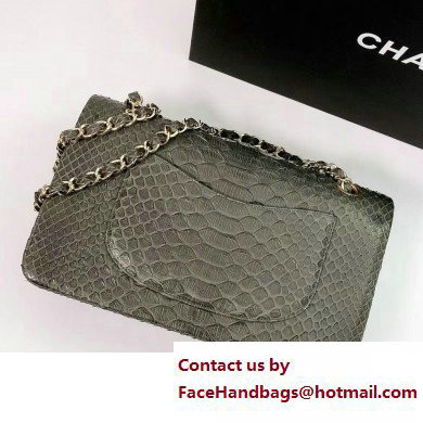 Chanel Classic Flap Medium Bag 1112 In Python 01 2023