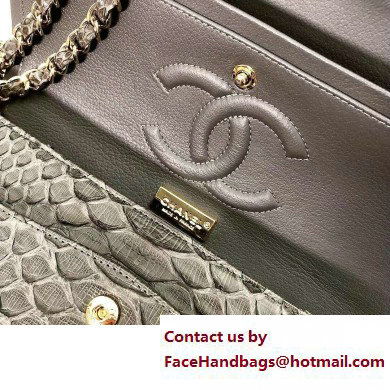 Chanel Classic Flap Medium Bag 1112 In Python 01 2023