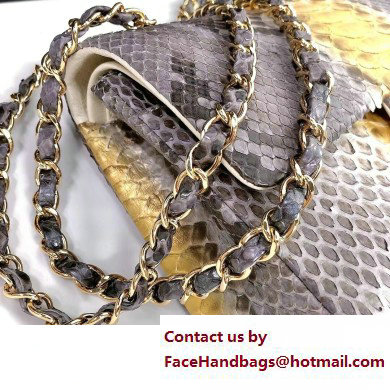 Chanel Classic Flap Medium Bag 1112 In Python 02 2023