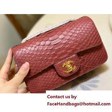 Chanel Classic Flap Small Bag 1116 In Python 08 2023