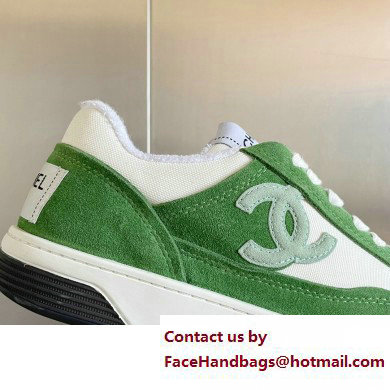 Chanel Logo Sneakers Suede Calfskin 03 2023