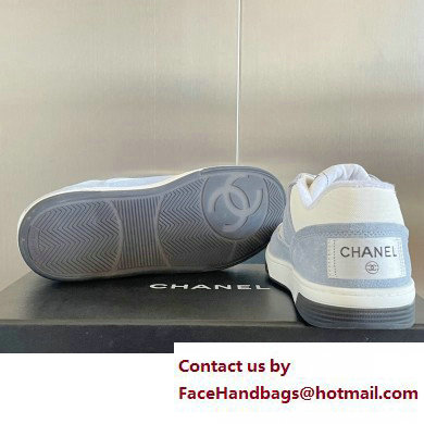 Chanel Logo Sneakers Suede Calfskin 04 2023