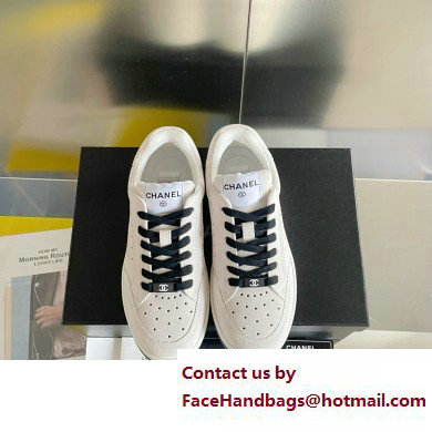 Chanel Logo Sneakers Suede Calfskin 06 2023