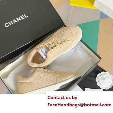 Chanel Logo Sneakers Suede Calfskin 08 2023