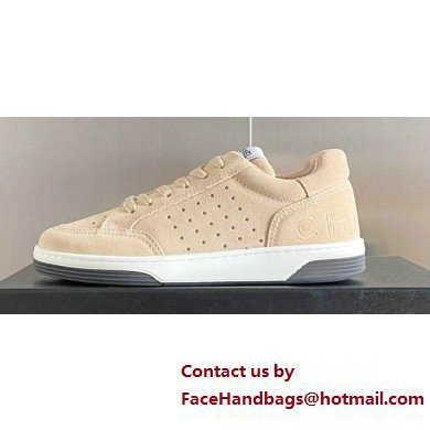 Chanel Logo Sneakers Suede Calfskin 08 2023