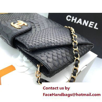 Chanel Pouch Clutch Bag In Python 01 2023