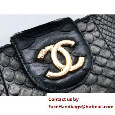 Chanel Pouch Clutch Bag In Python 01 2023