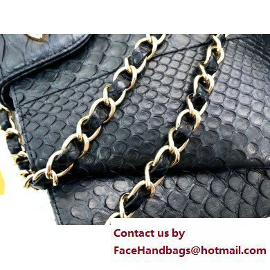 Chanel Pouch Clutch Bag In Python 01 2023