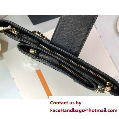 Chanel Pouch Clutch Bag In Python 01 2023