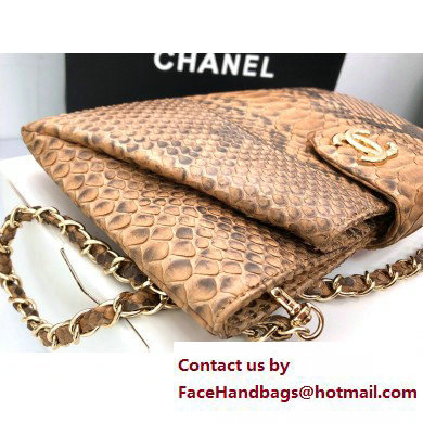 Chanel Pouch Clutch Bag In Python 02 2023