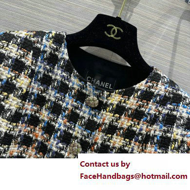 Chanel multicolor tweed jacket spring 2023