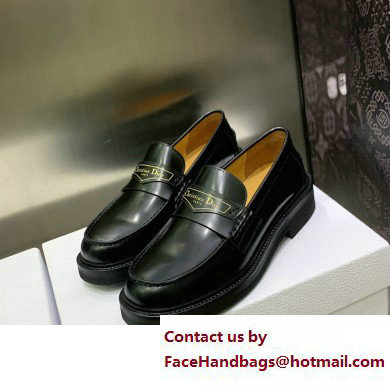 Dior Black Brushed Calfskin boy loafer 2023