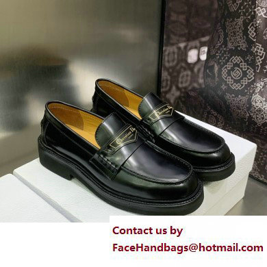 Dior Black Brushed Calfskin boy loafer 2023