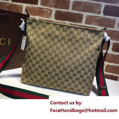 Gucci GG Canvas Messenger Medium Bag 189751 Beige