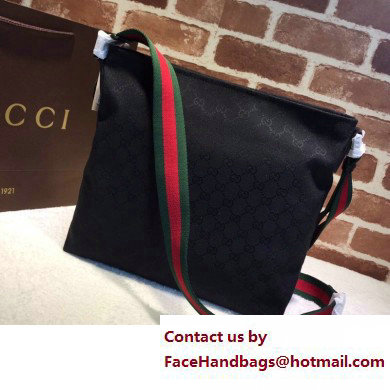 Gucci GG Canvas Messenger Medium Bag 189751 Black