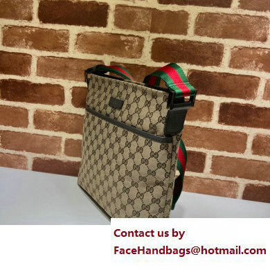 Gucci GG Canvas Messenger Small Bag 189751 Beige