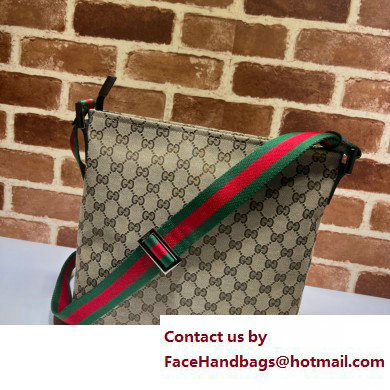 Gucci GG Canvas Messenger Small Bag 189751 Beige