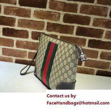 Gucci Web GG Pouch Bag 523603 GG Beige