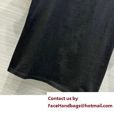 LOUIS VUITTON CHAIN DETAIL T-SHIRT BLACK 2023