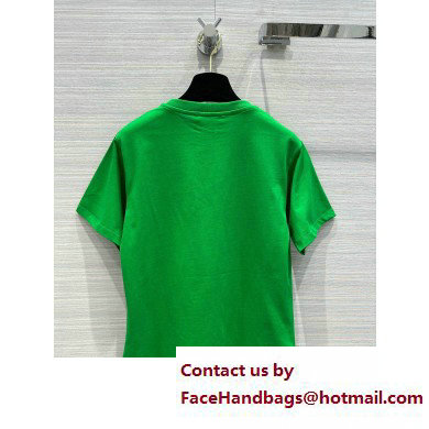 LOUIS VUITTON CHAIN DETAIL T-SHIRT GREEN 2023