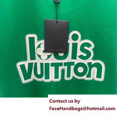 LOUIS VUITTON LOGO PRINTED T-SHIRT GREEN 2023